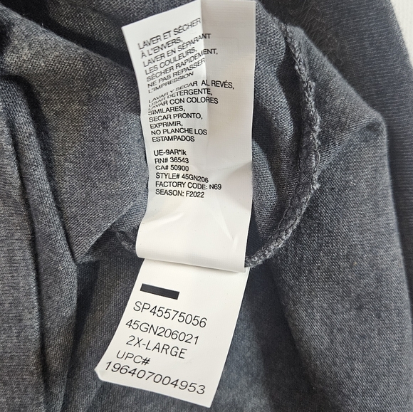 Izod Saltwater Relaxed Fit T-Shirt Mens XXL Coastal‎ High Atlantic Whiskey Tee - Picture 5 of 8